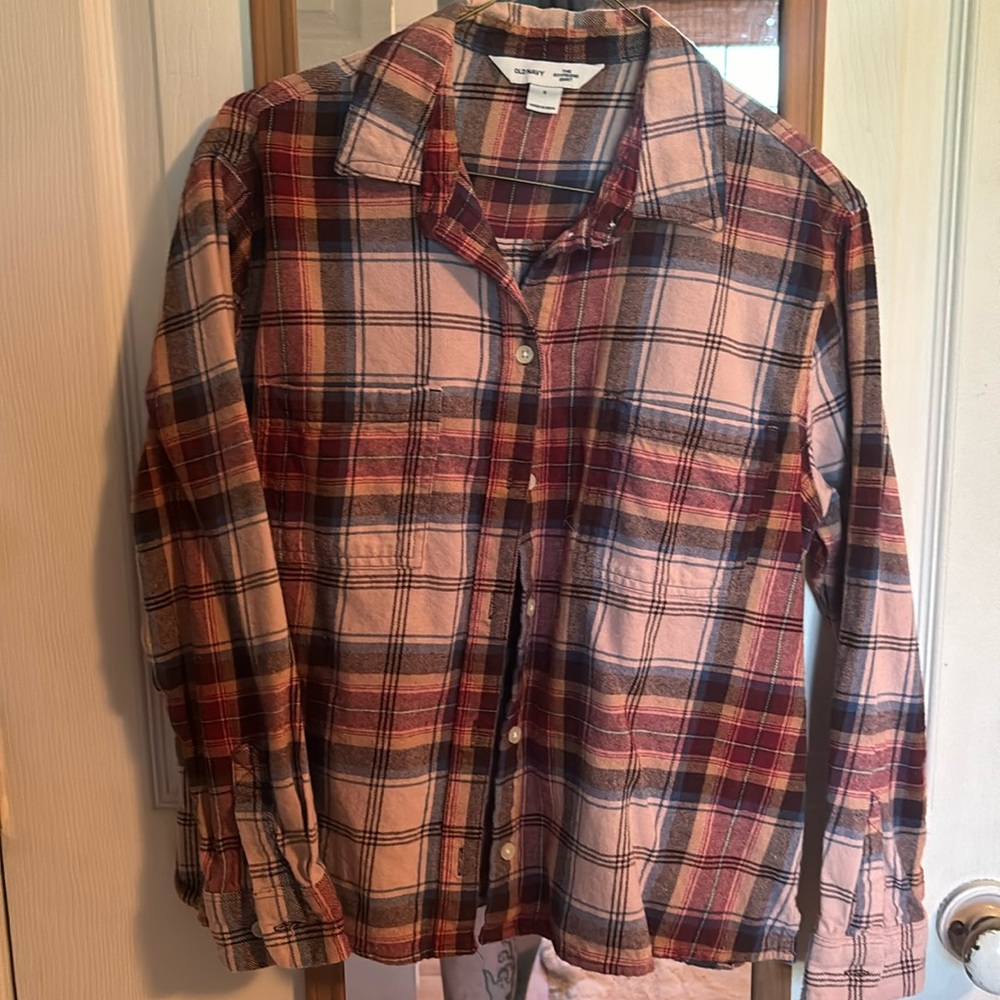 Old Navy Women’s Cropped Flannel shirt